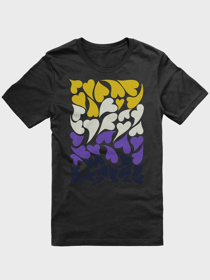 Nestled PRIDE Nonbinary T-shirt product image (1)