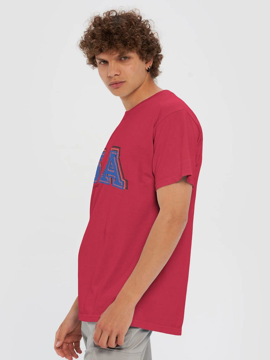 Patriotic USA Block Font Tee product image (72)