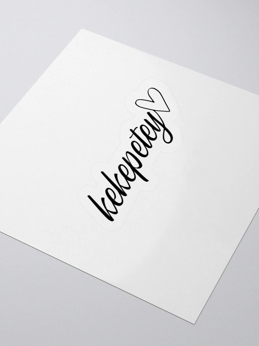 Kekepetey Sticker - Black product image (3)