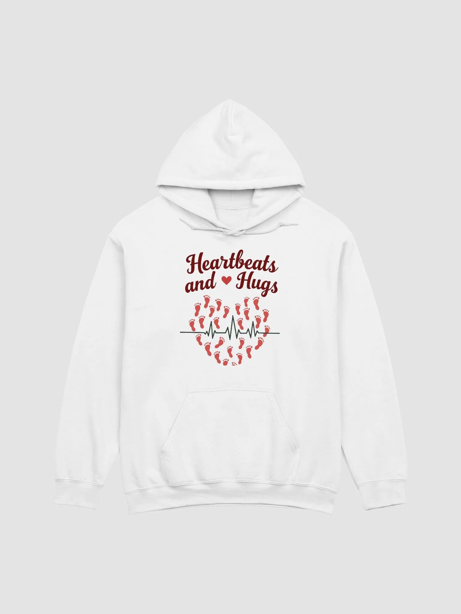 Heartbeat Hug Classic Hoodie product image (5)
