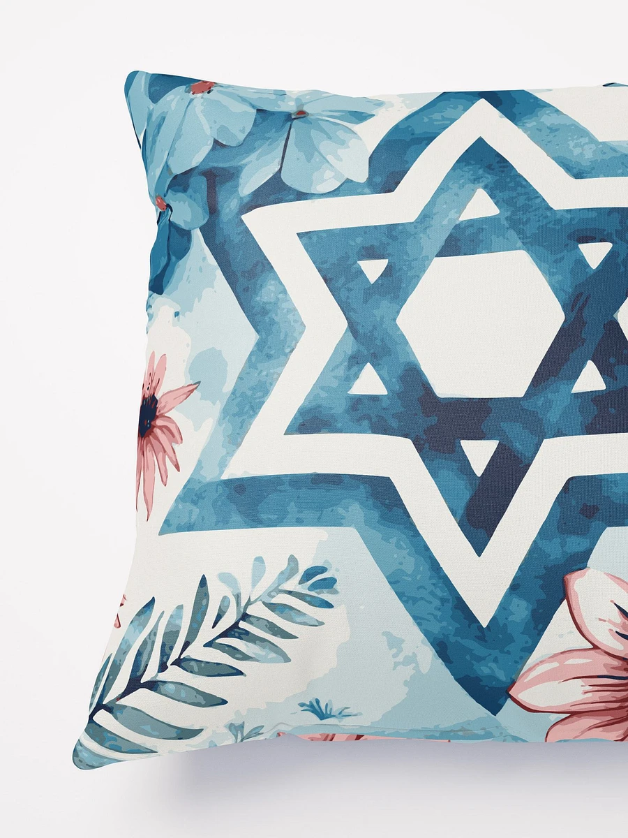 Floral Star of David Throw Pillow product image (4)