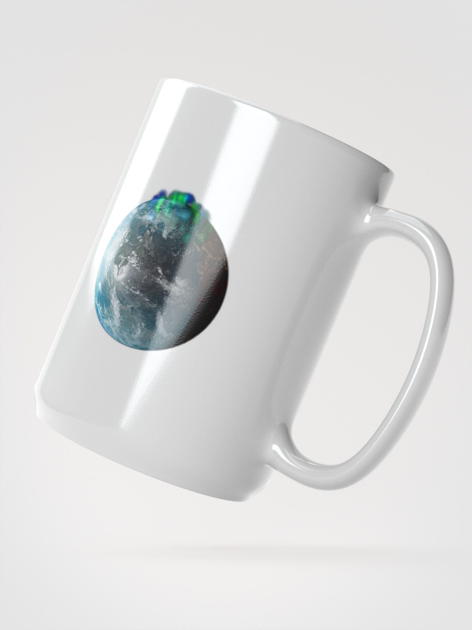 Aurora Borealis over Earth Mug product image (2)