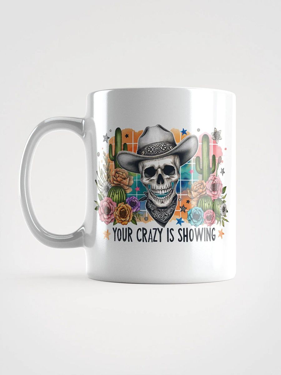 Desert Cowboy Skull Crazy Showing Mug product image (5)