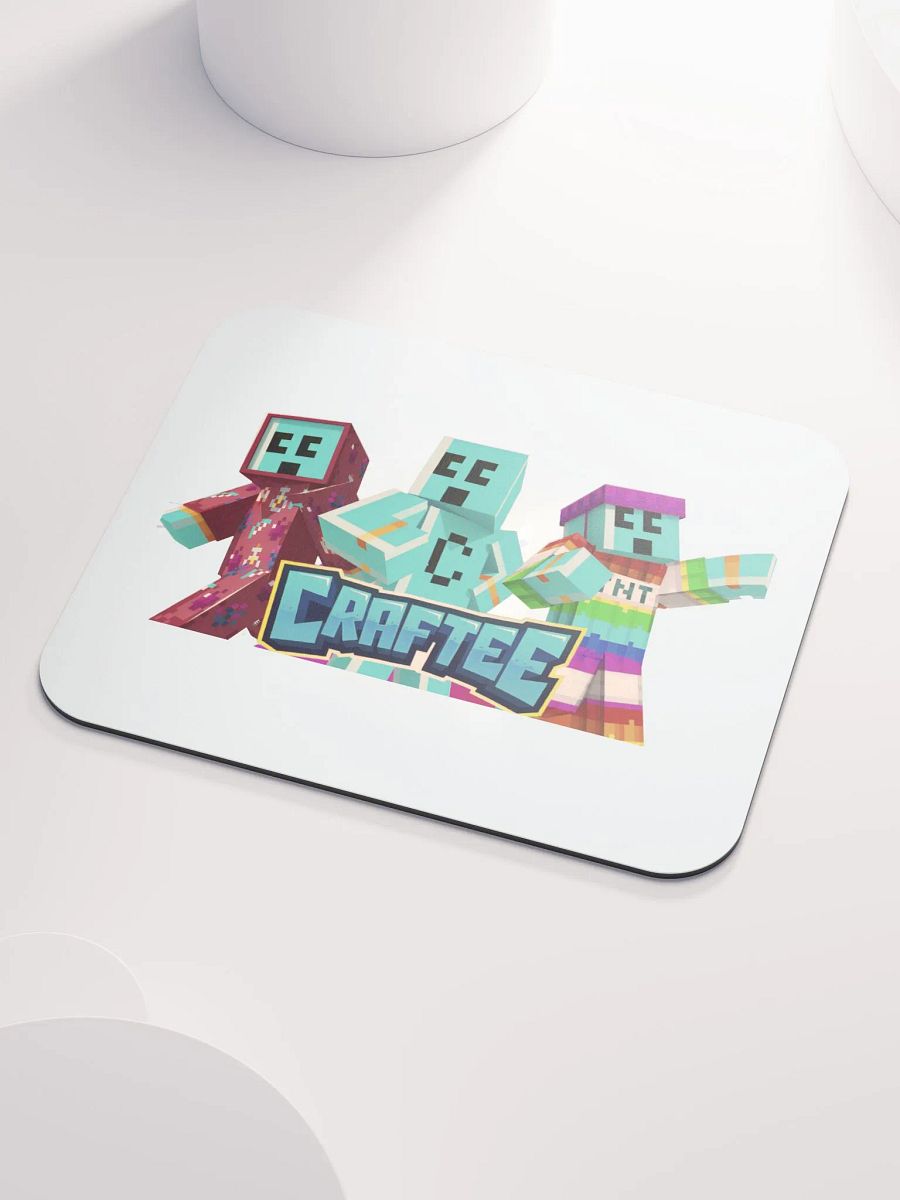 Trendy ‘CRAFTEE’ Gaming Mouse Pad – Perfect for Minecraft Enthusiasts product image (3)