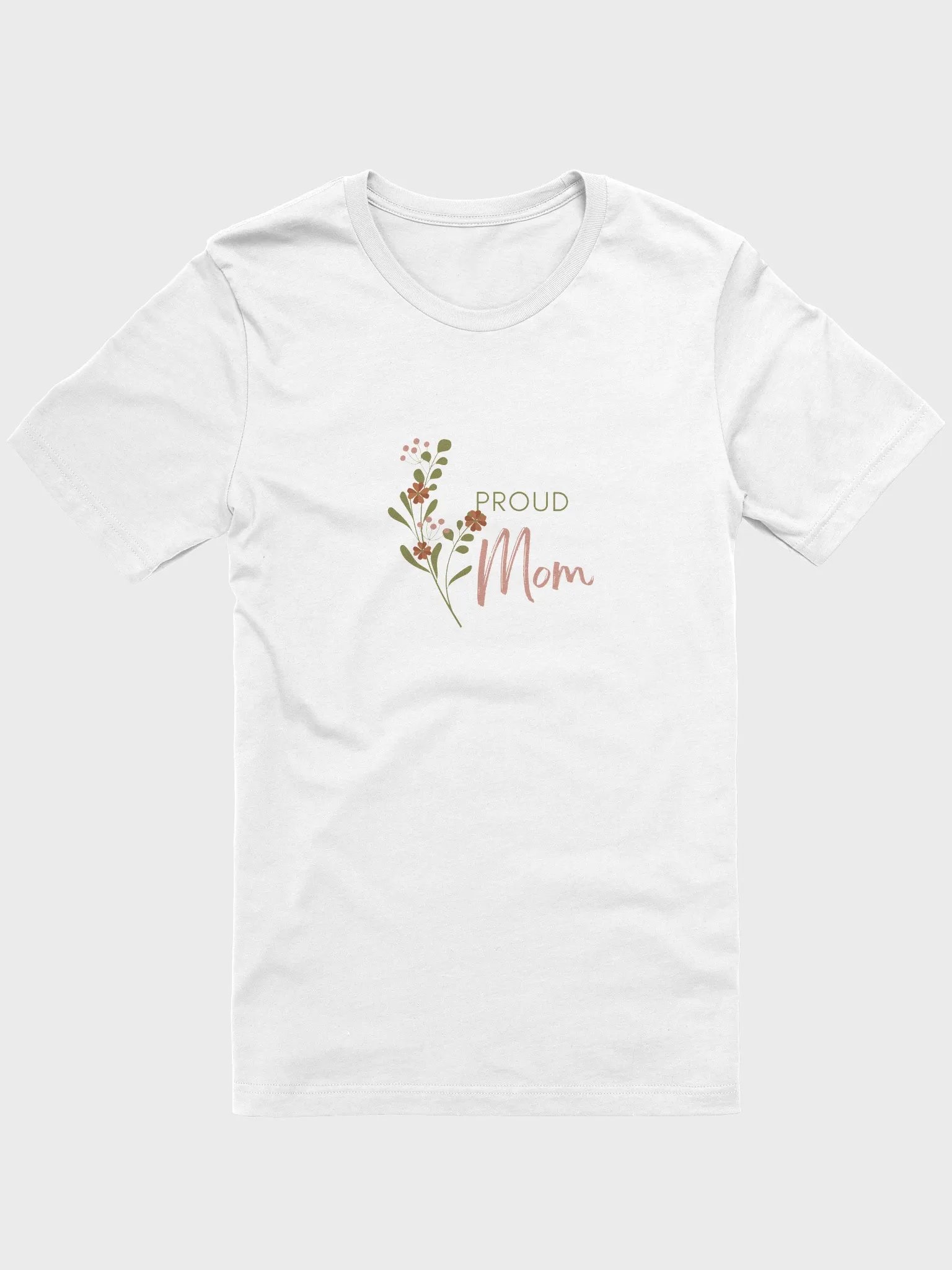 Proud Mom Floral T-Shirt product image (2)