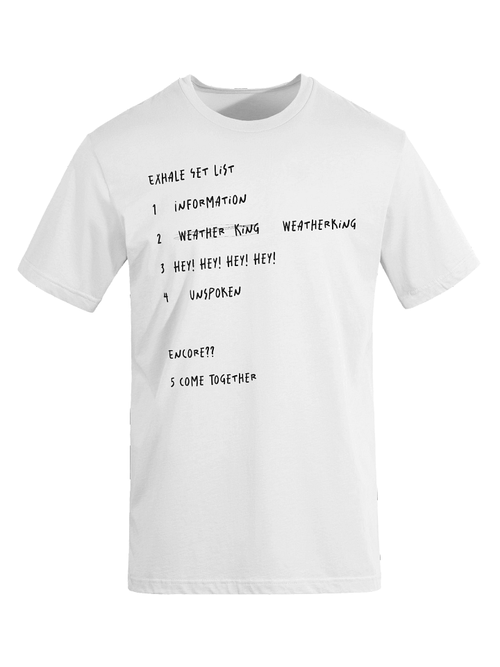 Throwback Set List Tee product image (1)