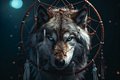 The spiritual wolf feather