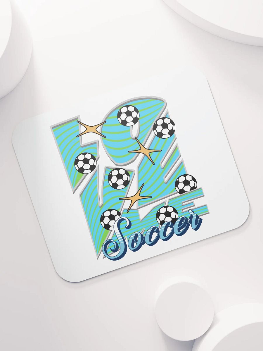 Love Me Soccer Stripes Mouse Pad product image (5)