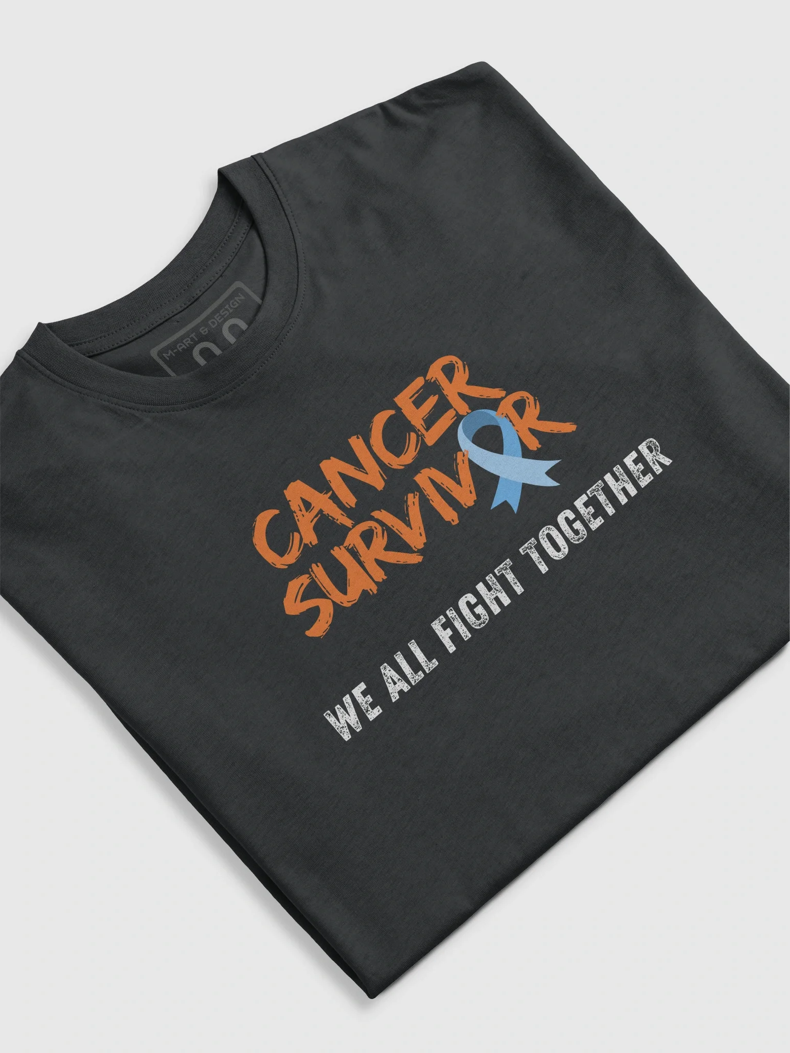 Cancer Survivor - We All Fight Together Premium Tee - Orange Print product image (11)