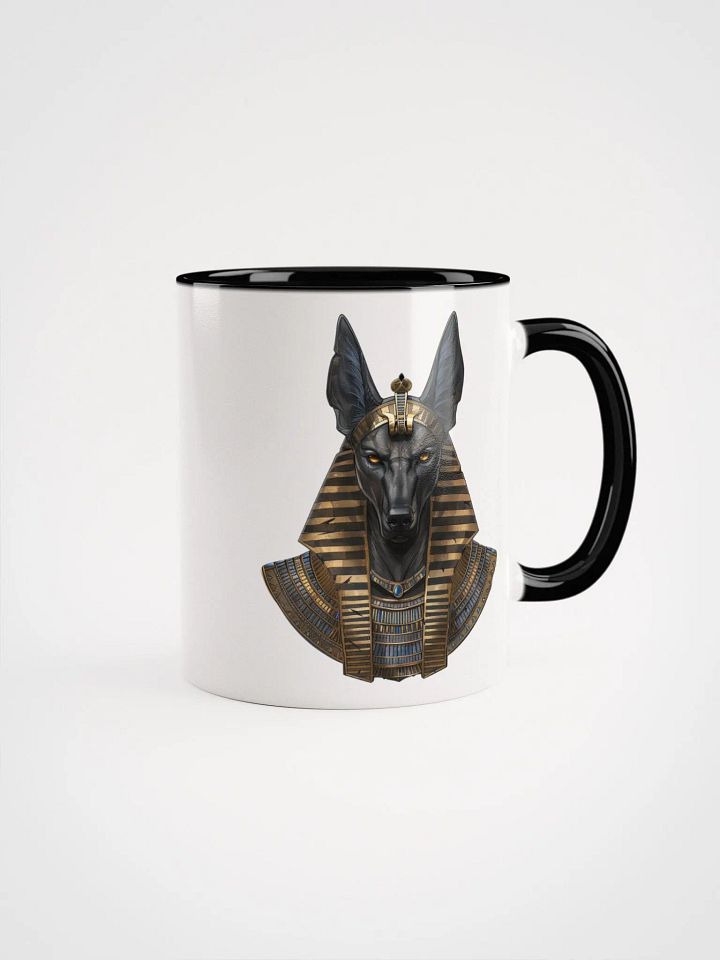 Anubis - The God of the Dead Ceramic Mug with Black Color Inside product image (2)
