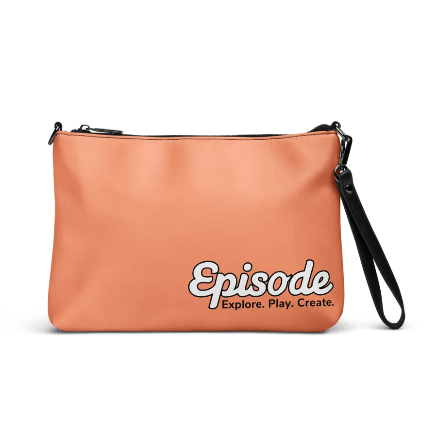 Episode All Over Print Crossbody Bag Orange With White Logo product image (1)