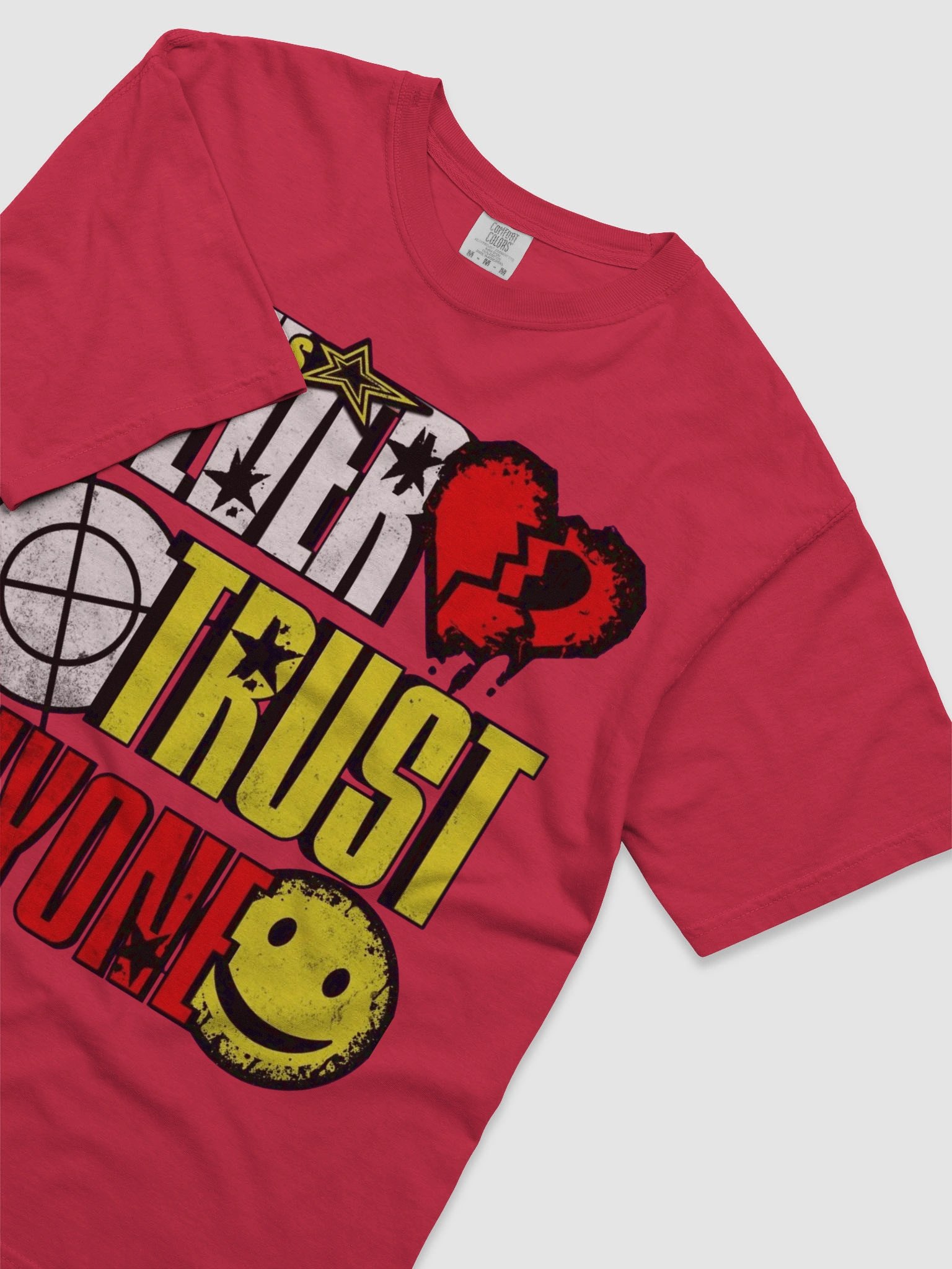 'Never Trust Anyone' Graphic Heavyweight Tee product image (3)