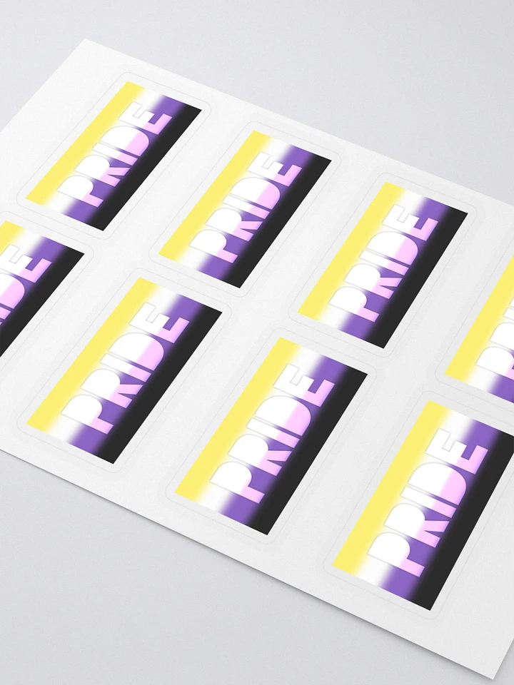 Nonbinary Pride On Display - Stickers product image (2)