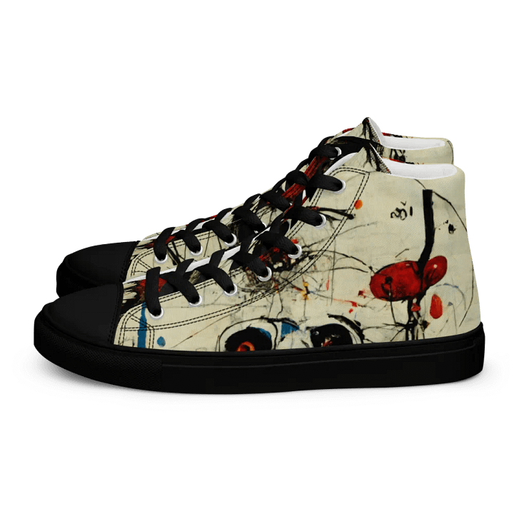 Women's scream of style, canvas High Tops product image (1)