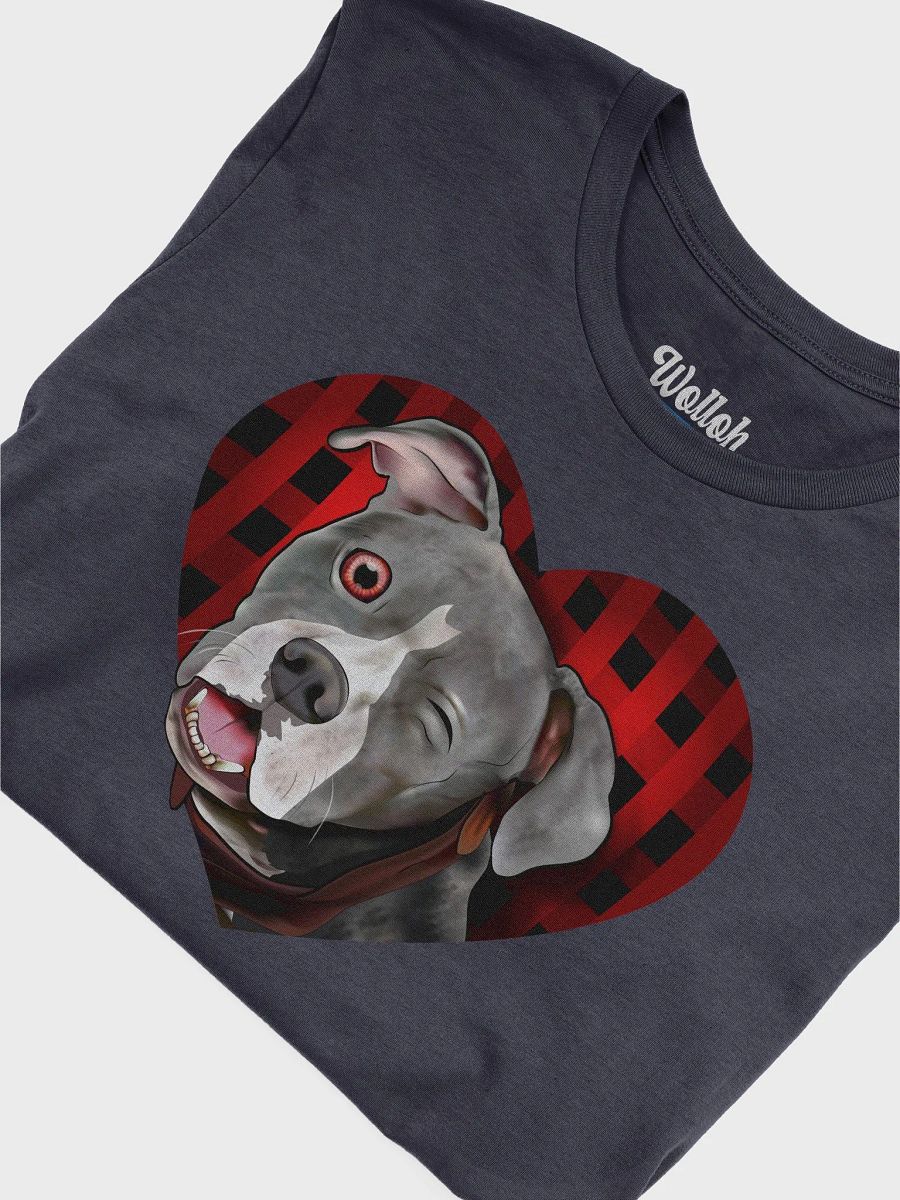 Pitbull Love Valentine’s T-Shirt for Dog Lovers product image (6)