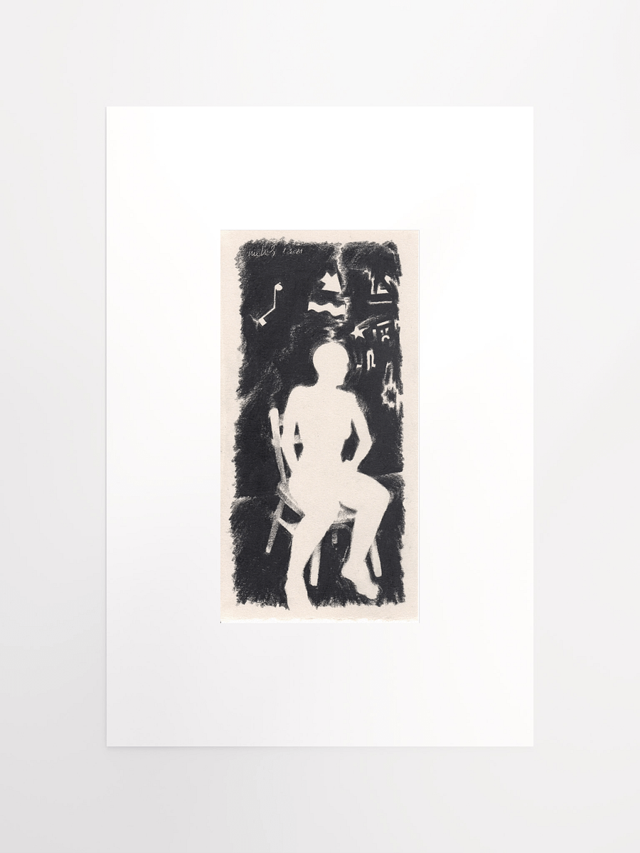 Seated Woman in Black 01.03.89 print product image (5)