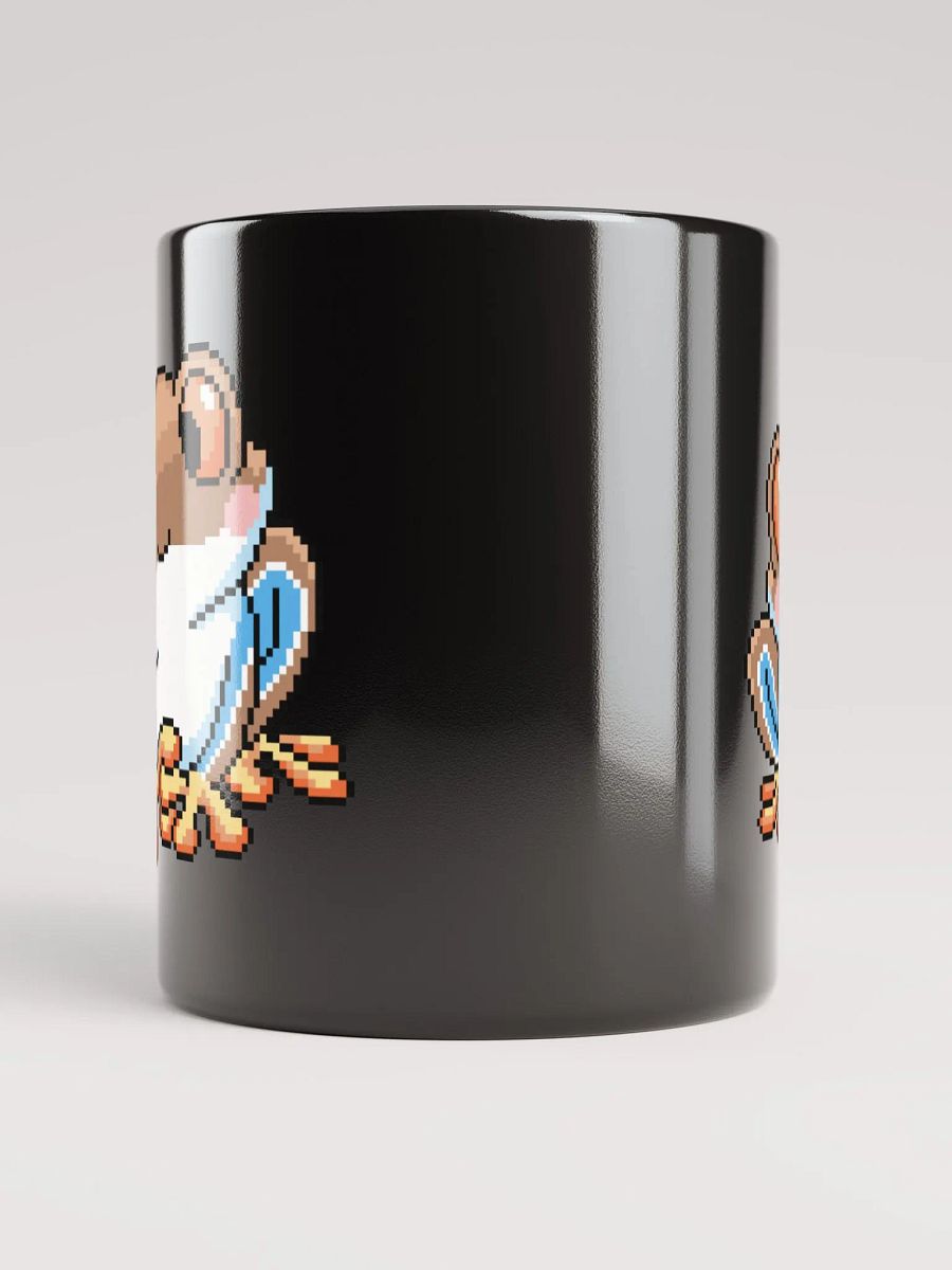 Brown Rip the Frog Black Glossy Mug product image (3)