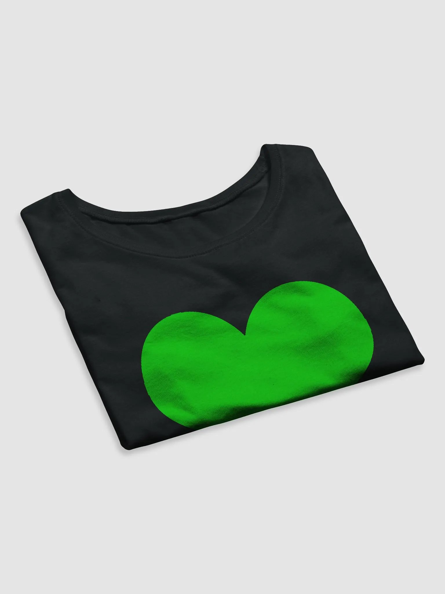 Heartless Green Screen Streamer Short Sleeve Crop T-Shirt product image (4)