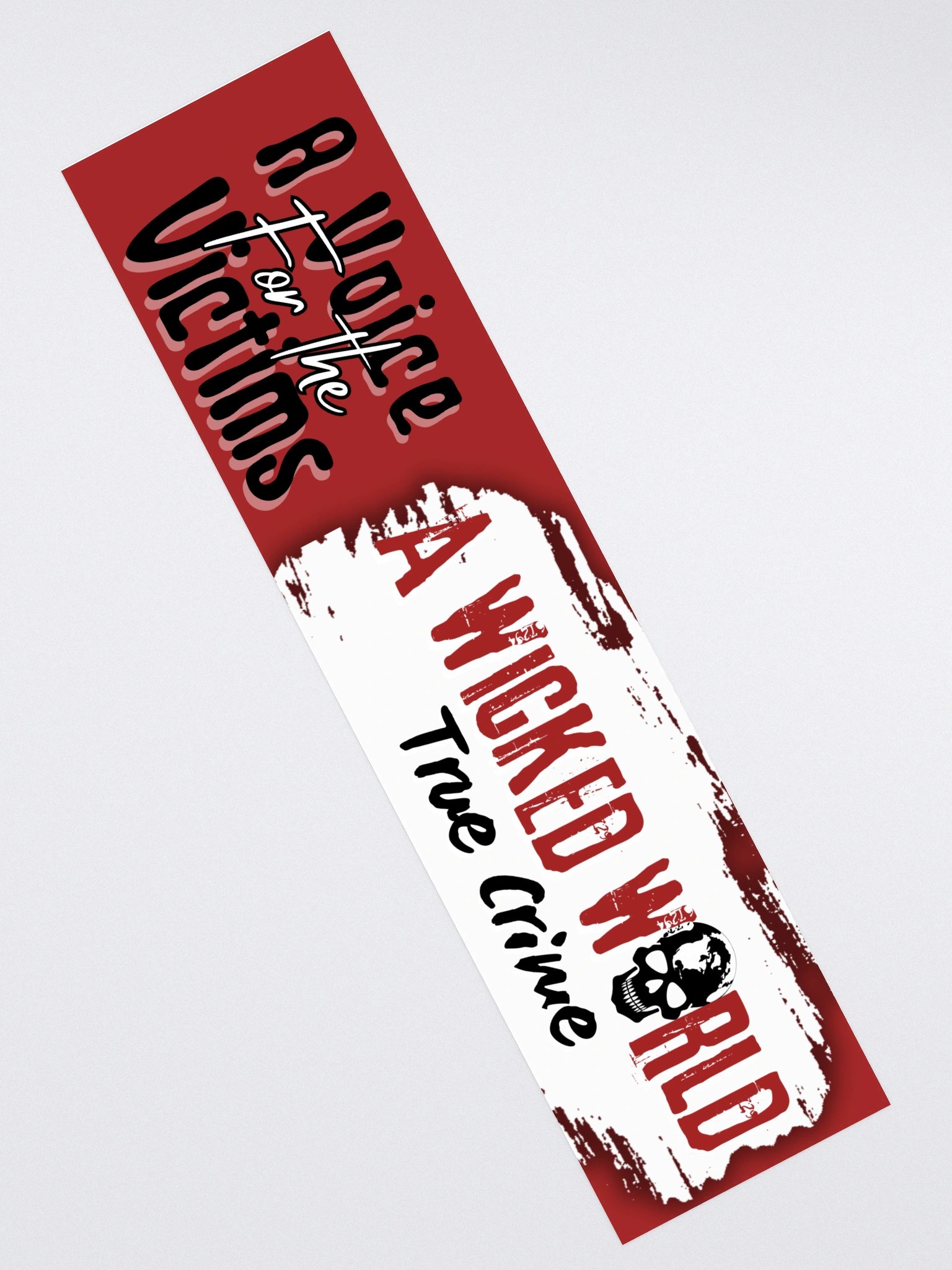 A Wicked World Voice of the Victims on Red Bumper Sticker product image (2)