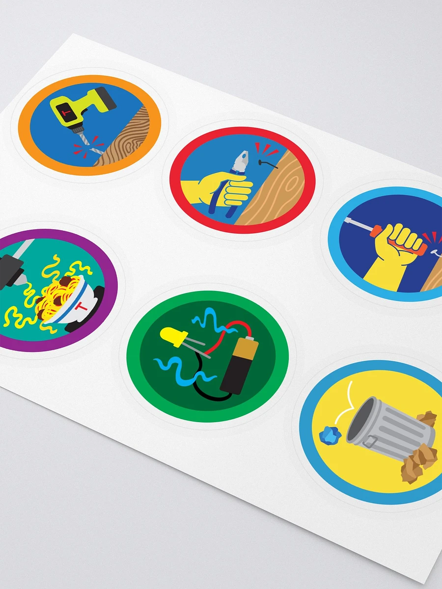Shop Tool Fails (de)Merit Sticker Sheet product image (3)