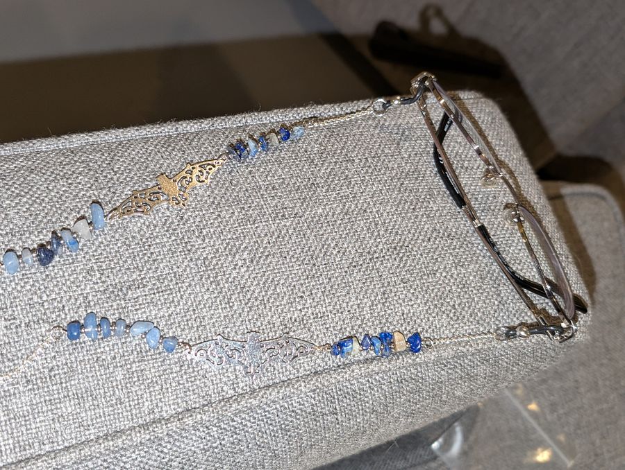 Blue Themed Bat Glasses Chains! product image (2)