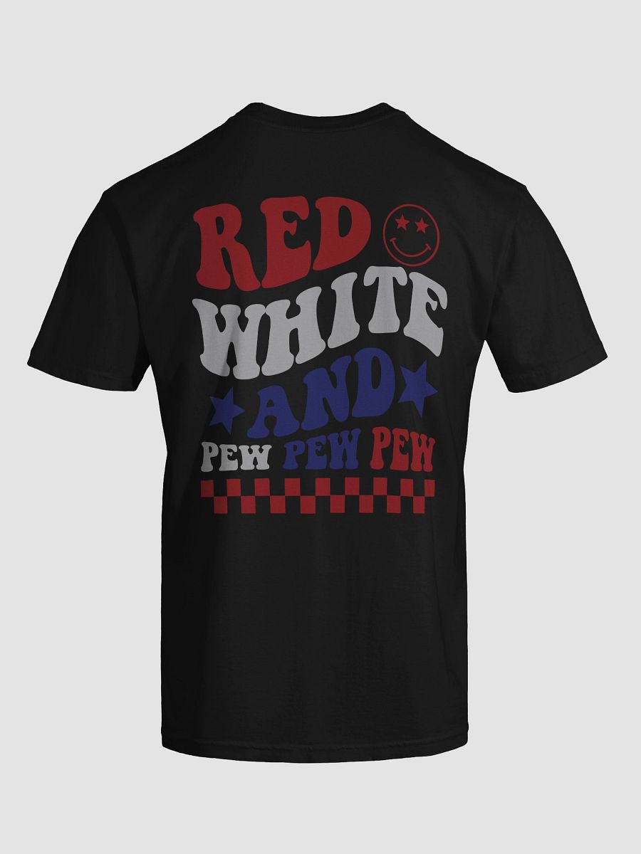 Patriotic Pew Pew Graphic Tee product image (32)