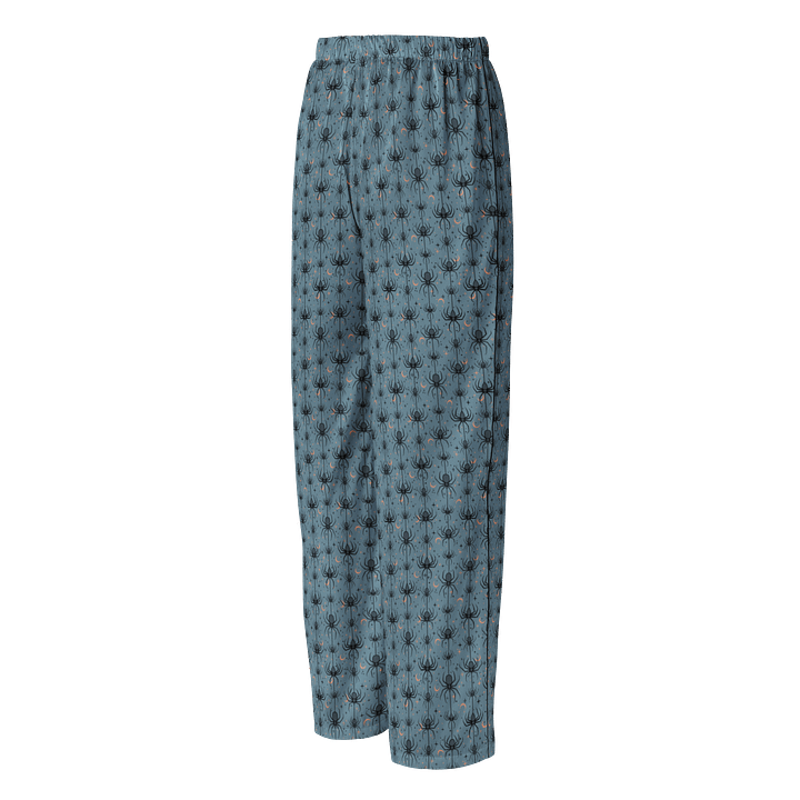 Spooky Spiders Halloween Pajama Pants in Soft Indigo product image (2)