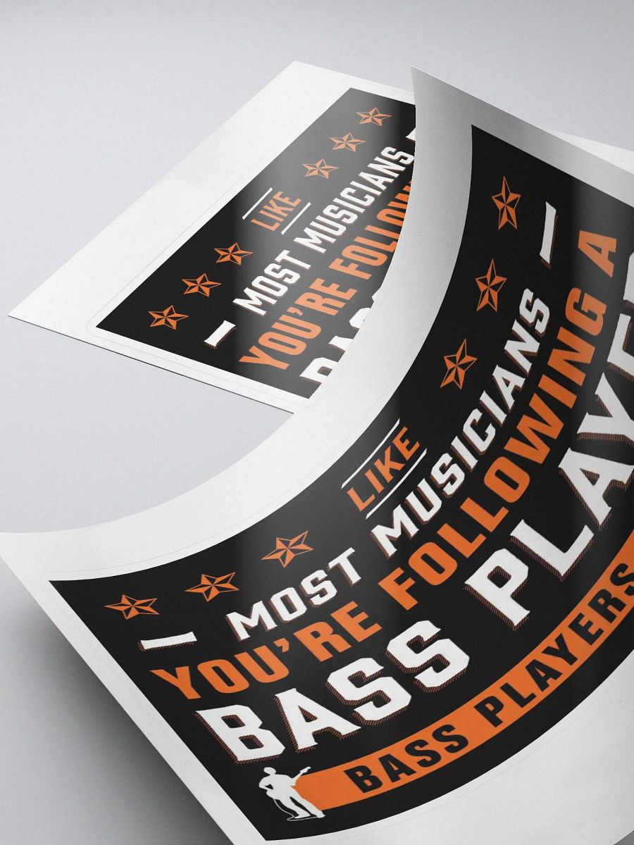 Like Most Musicians (Sticker II) product image (4)