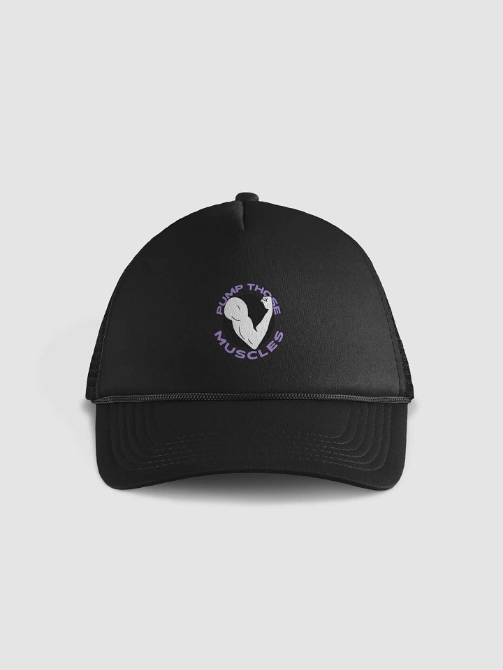 PUMP THOSE MUSCLES Foam Trucker Hat product image (1)