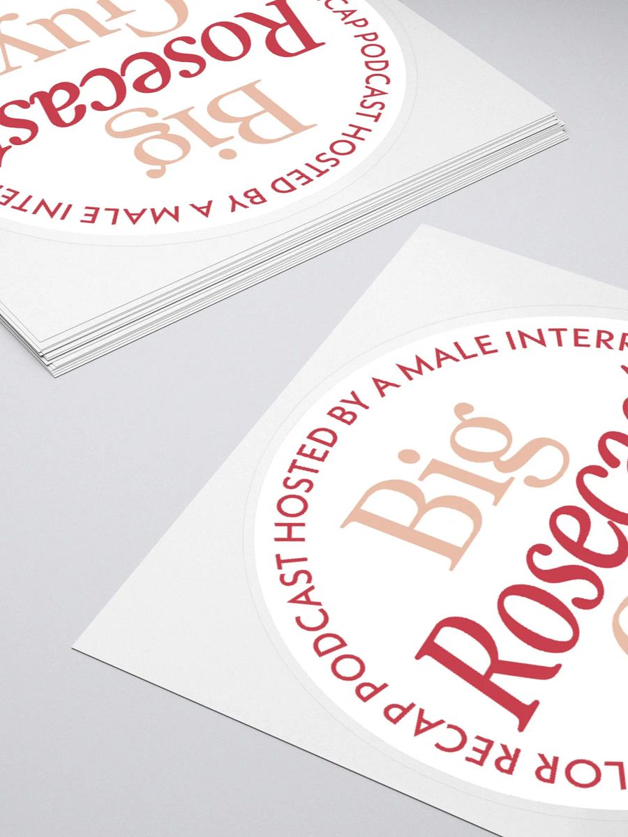 Big Rosecast Guy Sticker product image (4)
