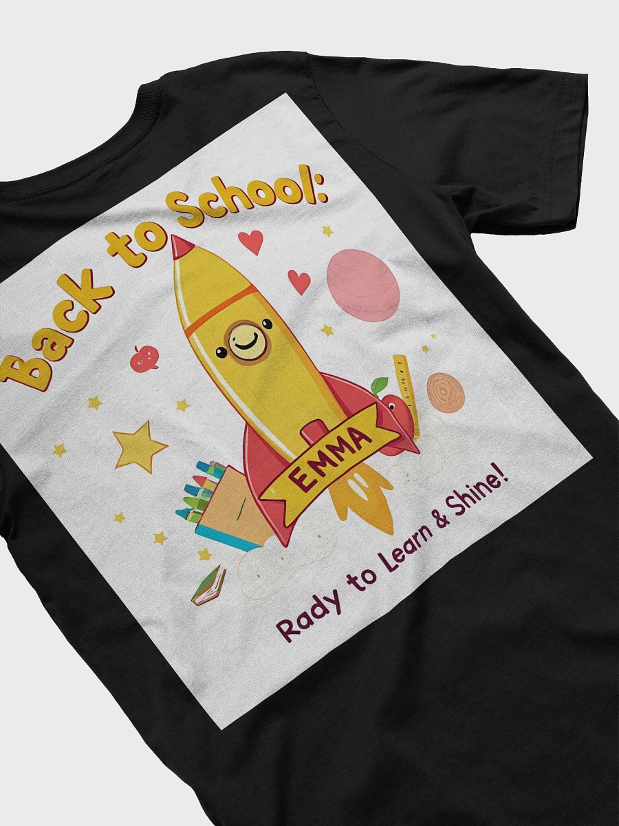 Rocket to School: Emma's Back-to-School Adventure T-Shirt product image (36)