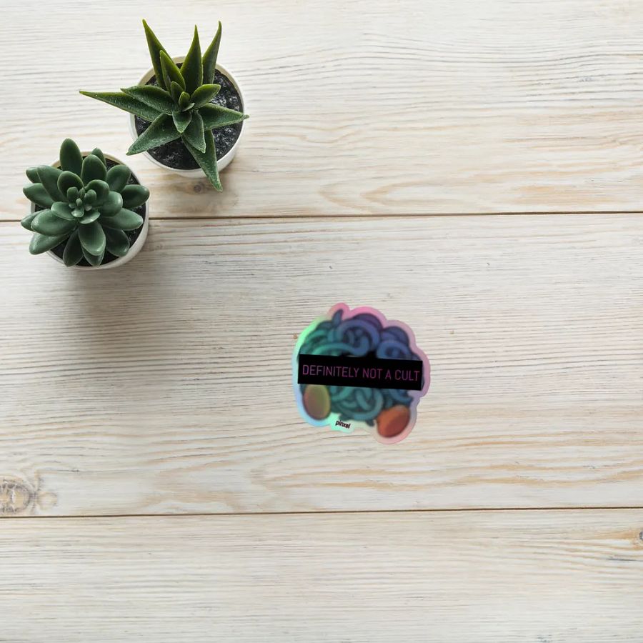 Definitely Not a Cult - Holo Sticker product image (8)