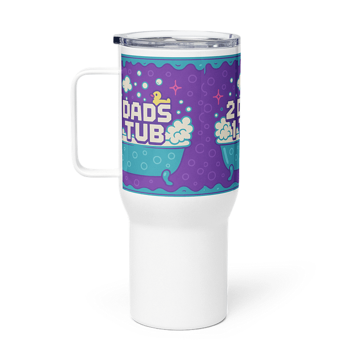 🛁 2 Dads 1 Tub Tumbler — Stay Hydrated, Stay Chaotic product image (1)