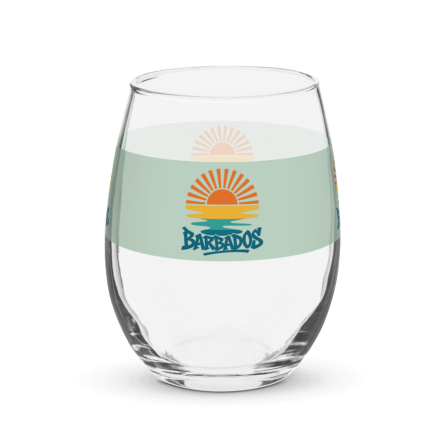 Rising Sun Barbados Stemless Wine Glass product image (4)
