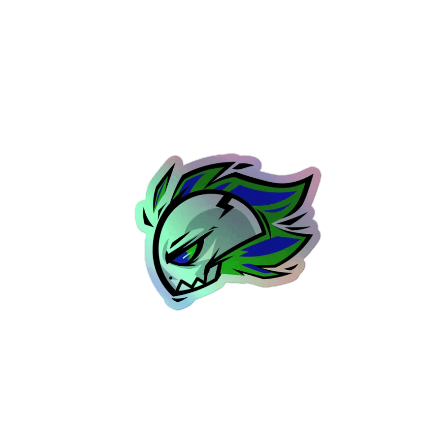 Ryshok Holographic Sticker Green & Blue product image (1)