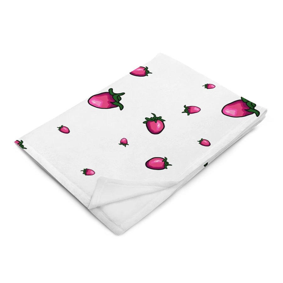 Strawberry Throw // Throw Blanket by Allcolor product image (2)