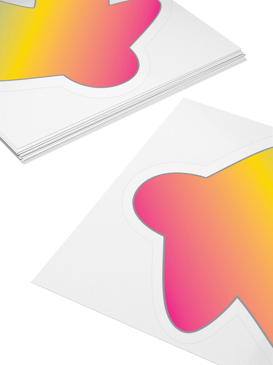 Pansexual Pride Gradient Meeple Sticker product image (12)