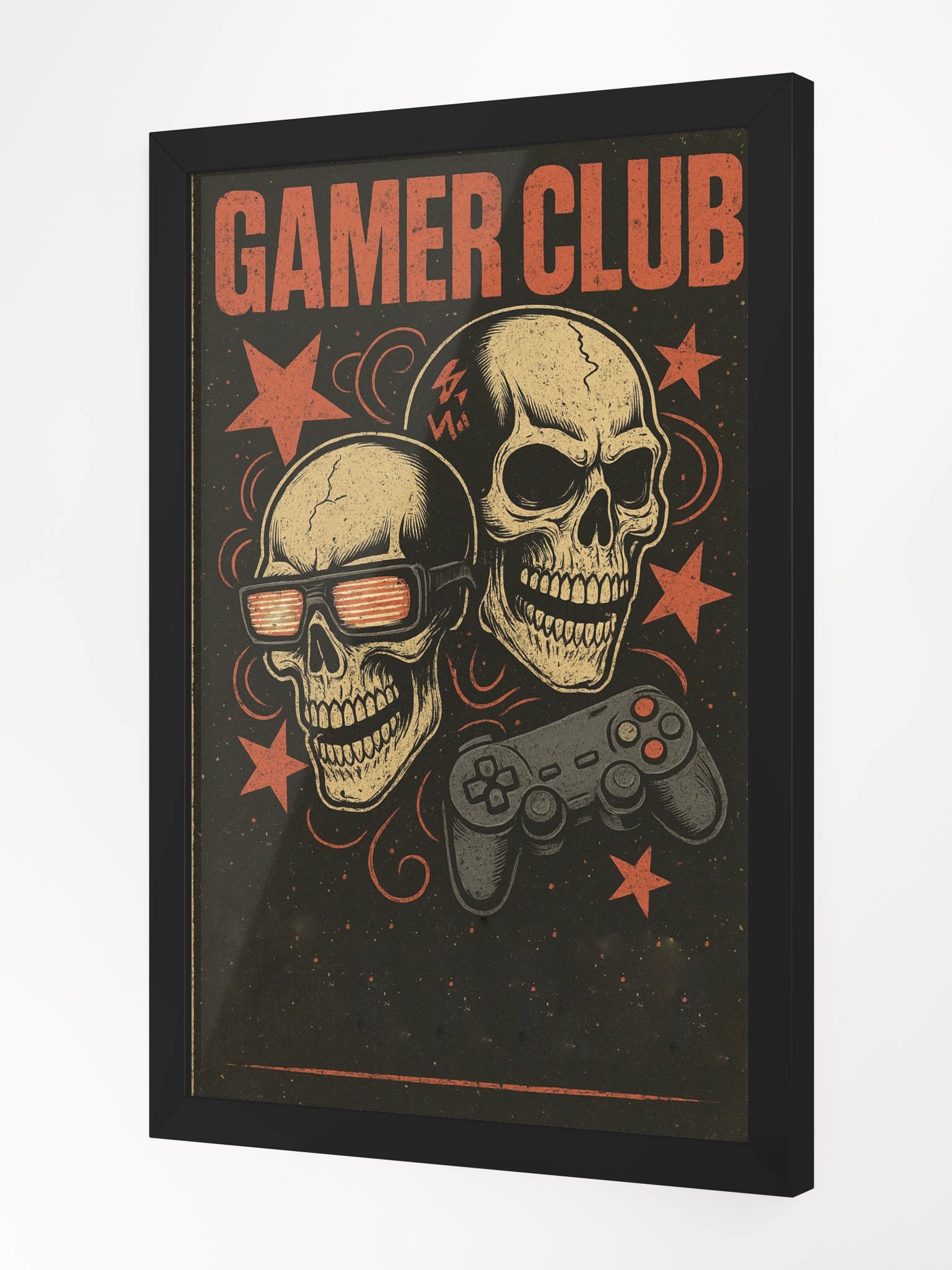 Gamer Club Skulls Framed Poster product image (14)