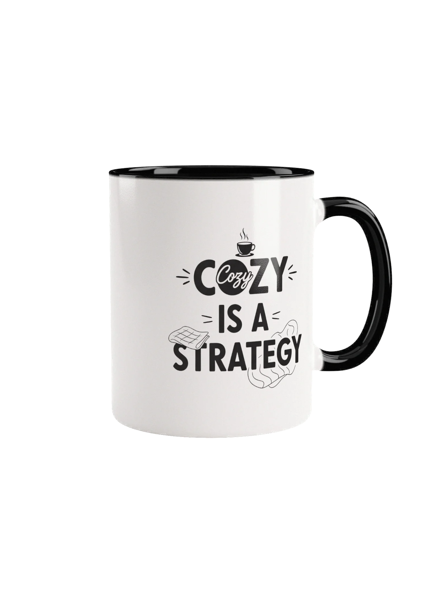Cozy Is A Strategy Mug – Embrace Comfort & Confidence | Perfect Gift for Self-Care & Motivation product image (1)
