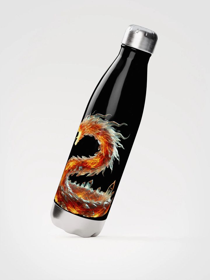 Crystallized Fire Snake #2 Stainless Steel Water Bottle product image (2)