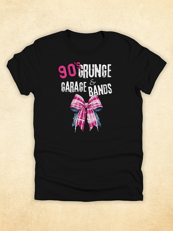 90's Tee For Women | Pink Plaid Coquette T-Shirt product image (2)