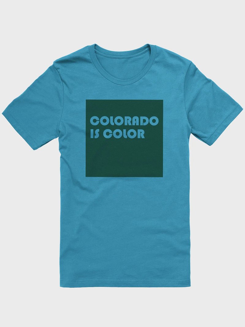 Dark Green on Aqua