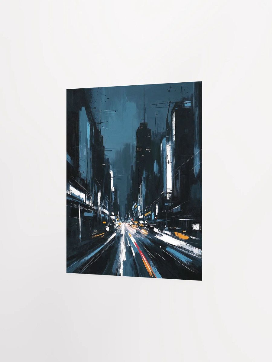 Abstract Cityscape Matte Poster product image (14)