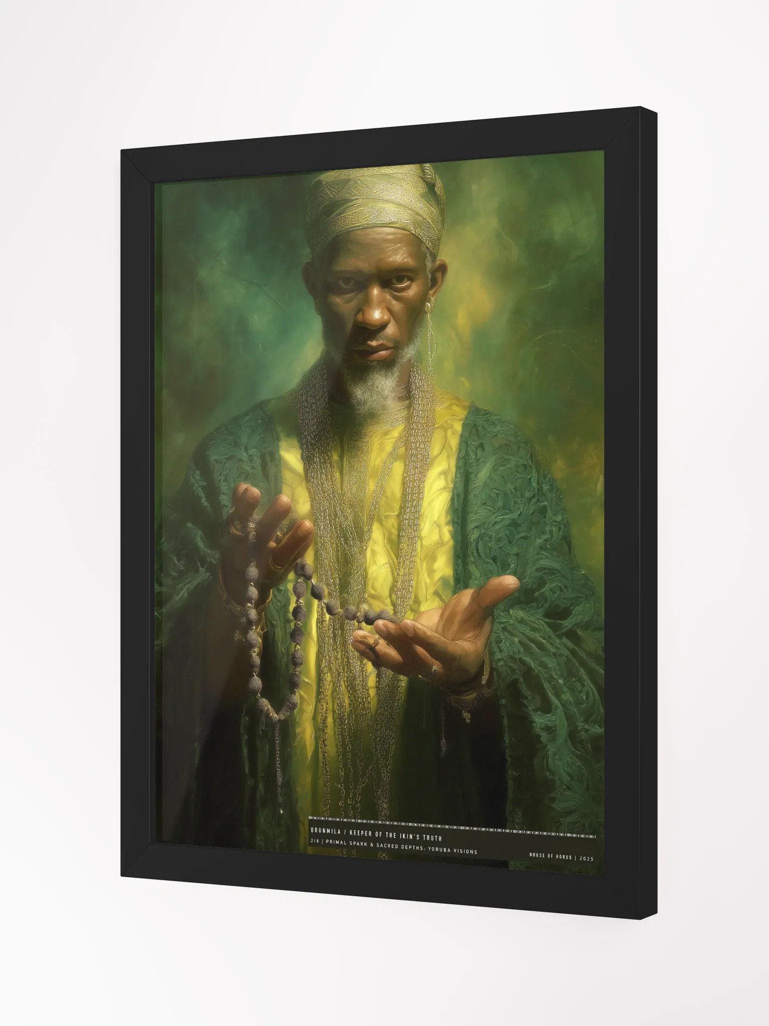Orunmila: Keeper of Ikin's Truth – Framed Matte Poster product image (7)