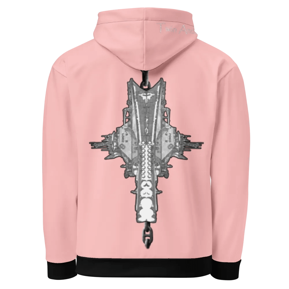 Pink Foss double tug Sketch Hoodie product image (3)