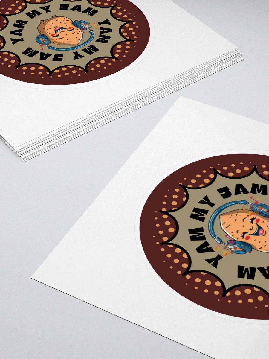 Yam My Jam Music Lover Sticker product image (4)