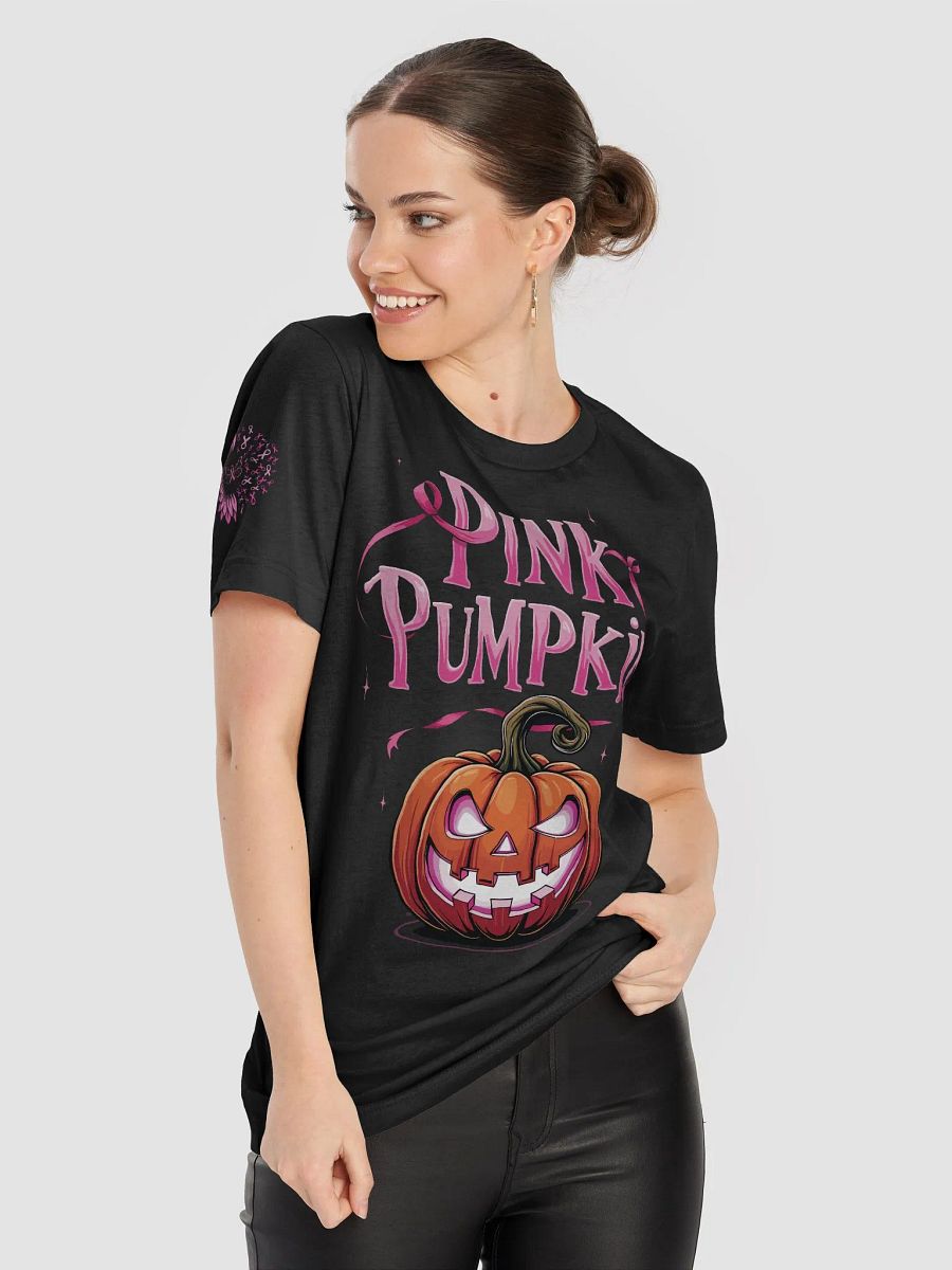 Pink Pumpkin Halloween Bella+Canvas Tee product image (8)