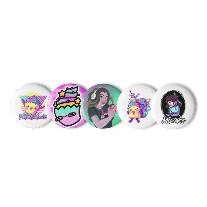 FatalCake23 Button Set product image (2)