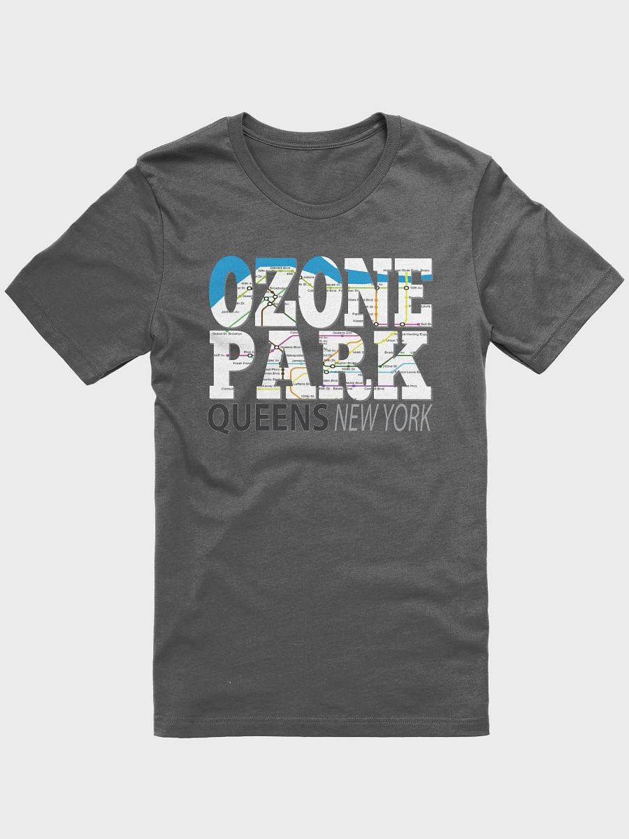 Fun Cool Ozone Park Queens New York with Subway Map T-Shirt product image (3)