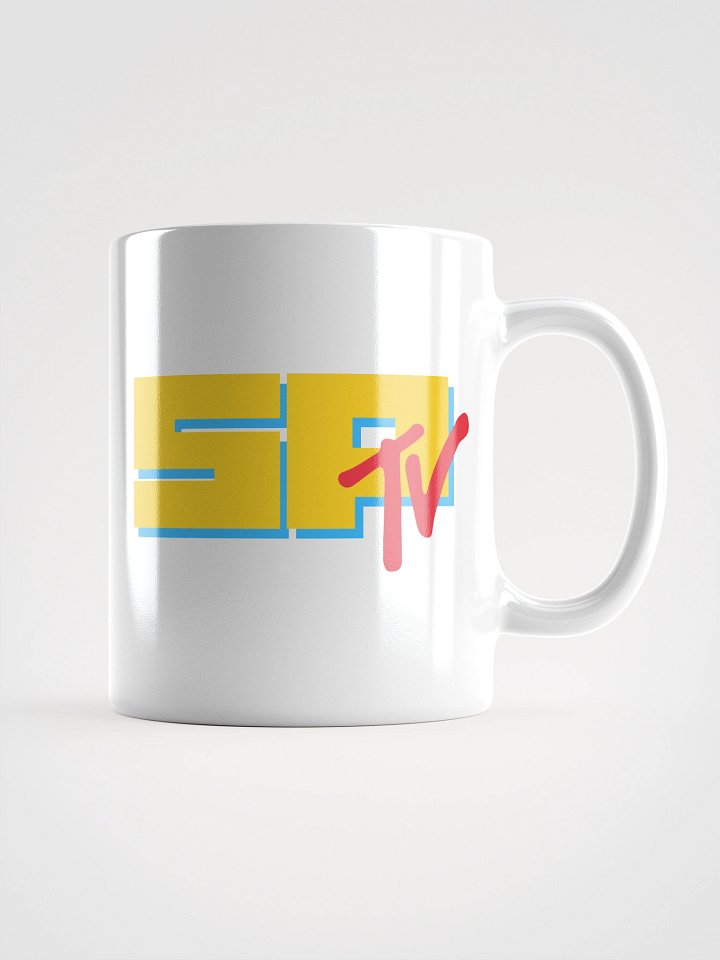 SPTV Logo White Glossy Mug product image (2)